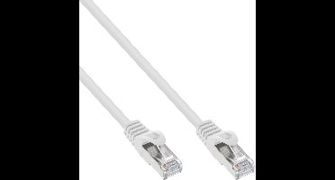 InLine® Patchkabel, S-FTP, Cat. 5e, wit, 1.5m