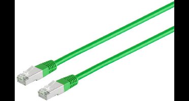 Patchkabel cat 6 S/FTP PIMF Halogenfrei grün 10m