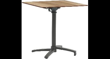 Julia HPL bistro table 70x70cm woodcolor