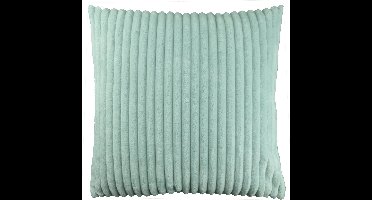 DEZ - Sierkussen - 45x45 cm - Effen - Ribmotief