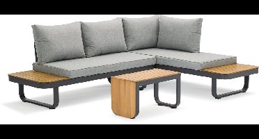 Sens-Line - Samos Loungeset - Multifunctioneel - Aluminium - Grijs