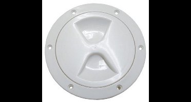 BREG Rond inspectiedeksels boot - Wit - 165 mm