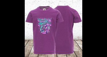 Meisjes shirt keep on smiling -Payper-122/128-t-shirts meisjes