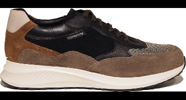 Mephisto Sneaker Driss Warm Grey Blauw Taupe Combi