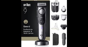 Braun Baardtrimmer Series 9 BT9560 +12 Tools - 52 Lengtes - ProBlade - Chroom