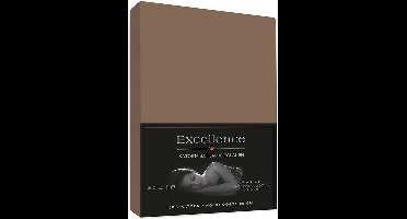 Hoeslaken Katoen Satijn - 100x200 +30 cm - Taupe