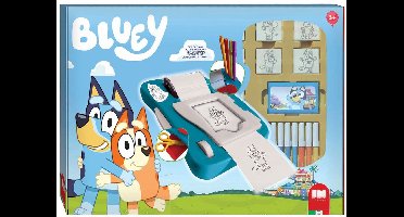 Multiprint Bluey stickermachine set - creatieve stickerset voor kinderen.