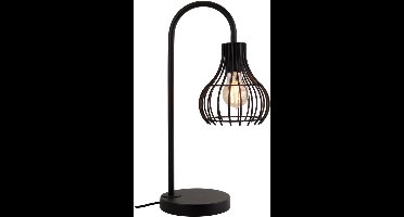 Chericoni Goccia Tafellamp - 1 lichts - Zwart - Metalen Kooilamp