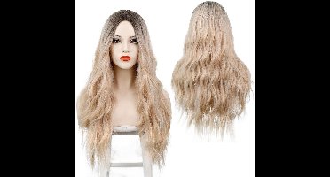 ApexArte® Top Kwaliteit Damespruik – Pruiken Dames - Hair Wig – Lang – Blond