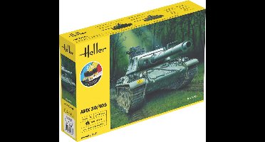 Heller Modelbouwpakket Militaire voertuigen - 57137 AMX 30/105 - Franse Snelle Gevechtstank - Starter Kit Plastic - 1:35 - Modelbouw