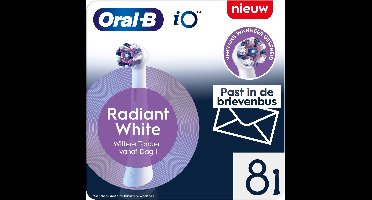 Oral-B iO Series Radiant White - originele opzetborstels om tanden witter te maken - 8 Stuks