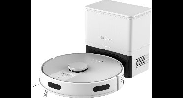 Ezviz RE4C Plus - Robotstofzuiger met Dweilfunctie, 4000Pa Zuigkracht, Automatisch Leegstation, Navigatie & Obstakelvermijding - Compatibel met Google Assistant & Alexa