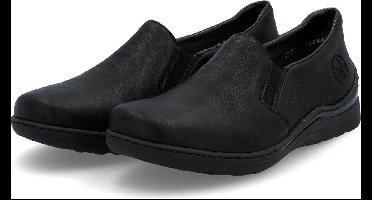 Rieker dames lage schoen slip-on schoenen 48964-00 zwart