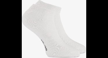 2 paar bamboe sneakersokken - Wit - Maat 43/46