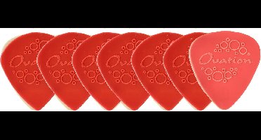Ovation - Diamond Picks - Plectrum - Nylon Sharp Tip - 0.73 mm - 7-pack