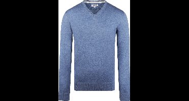 McGregor Trui Merinowol V-Hals Faded Blauw - Maat XXL - Heren - Pullovers