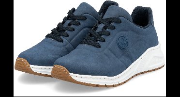 Rieker damesschoenen lage schoenen M4903-14 blauw extra breed