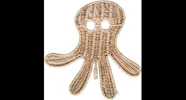 Cokos Oswald de octopus rotan wandhaak medium