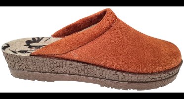 Rohde Bruine Dames Pantoffel Open Hiel - Bruin - 38