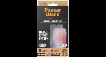 PanzerGlass Screenprotector geschikt voor Samsung Galaxy A25 Glazen | PanzerGlass Ultra-Wide Fit Screenprotector - Case Friendly + Installatie Frame