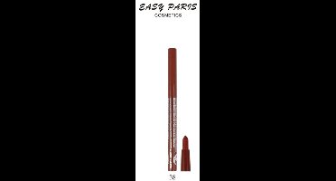 Easy Paris Cosmetics - Caramel Bruin - Chocolade Melk Bruin - Oogpotlood & Lippotlood draaibaar / Automatic Eyeliner & Lipliner Pencil - Waterproof - Nummer 38 Chocolat Milk - 1 stuks