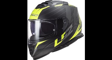 LS2 FF800 Storm II Nerve Mat Zwart Rood Integraalhelm - Maat L - Helm