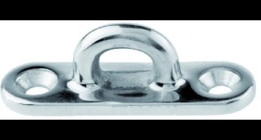 Oogplaat ovaal 75 mm RVS-316