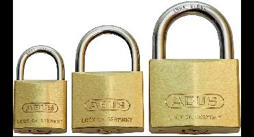 Abus Hangslot Messing/Rvs - 40 mm