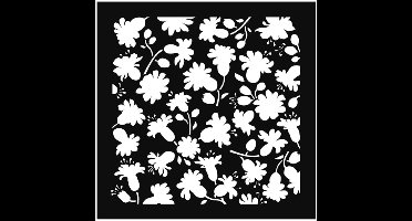 Bloemen sjablon 30x30 cm - Artemio