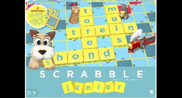 Mattel Games Scrabble Junior - Familie bordspel - Nederlandse editie
