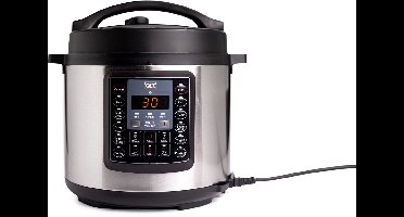 QLT 7-in-1 Multicooker en Snelkookpan tot 6 keer Sneller – Elektrische Pressure Cooker – Instant Pot met Timer – Tot 70% Energiebesparing – 6 Liter