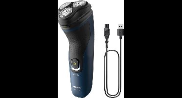 Philips 1000 series S1121/41 scheerapparaat Roterend scheerapparaat Zwart