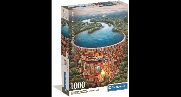 Clementoni - Puzzel - 1000 Stukjes - Bibliodame - Puzzel Voor Volwassenen - High Quality Collection