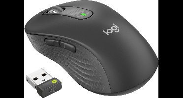 Logitech Signature M650 L - Draadloze Optische Muis - Grafiet - Rechterhand