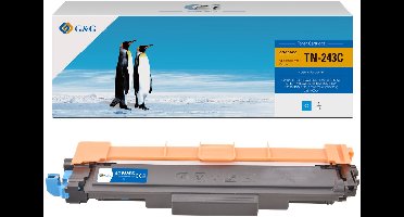 G&G TN243 Huismerk Toner Geschikt voor Brother TN-243 - Cyaan