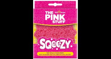 The Pink Stuff Sqeezy - Dubbelzijdige Scrub Spons Roze