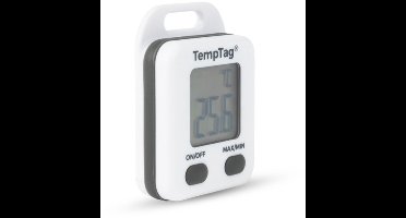 ETI - 'Temptag' Sleutelhanger Thermometer - Max/Min Functie - IP65 - Wit
