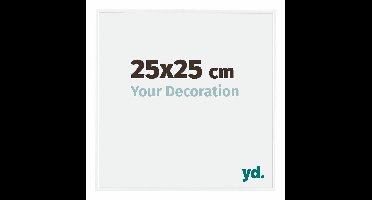 Your Decoration - Fotolijst 25x25 cm - Kunststof - Wit Hoogglans - Evry