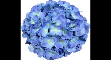 Buitengewoon de boet - Kunst hortensia tak blauw 92 cm