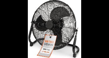ProfiCare VL 3066 WM - Vloerventilator - Windmachine -Ø45 cm - zwart metaal