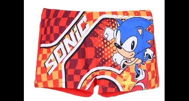 Sonic The hedgehog Zwembroek Rood Maat 104