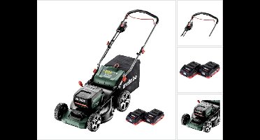 Metabo RM 36-18 LTX BL 46 accugrasmaaier 36 V ( 2x 18 V ) 46 cm borstelloos + 2x accu 4.0 Ah - zonder lader