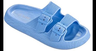 BECO dames badsandalen Airkiss leisure - blauw - maat 39