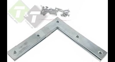 Raamhoek verbindingsplaat 4 delig - Stroppenplaat - Ijzeren plaat - Benson