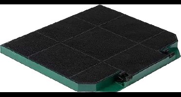 Scanpart Long Life actief koolstoffilter - Geschikt voor Zanussi MCFE33 - EFF76 - 9029801322 - 265 x 235 mm - H 15 mm - Wasbaar - 1 stuk - Alternatief