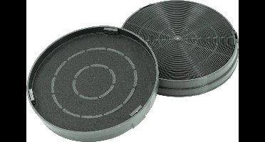 Scanpart actief koolstoffilter - Geschikt voor AEG EFF62 - E3CFF62 - MCEF02 - 9029800464 - Ø 200 mm - H 30 mm - 2 stuks - Alternatief