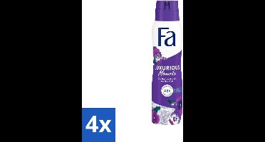 Fa Deodorant Spray Luxurious Moments 150 ml - Voordeelverpakking - 4 stuks