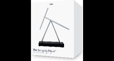 The Swinging Sticks Decoratief Beeld - aluminium - zwart statief