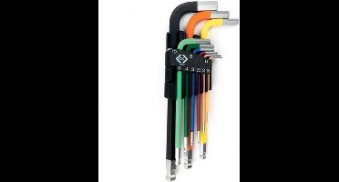 C.K Inbussleutelset Sleutelbreedte (metrisch): 1.5 mm, 2 mm, 2.5 mm, 3 mm, 4 mm, 5 mm, 6 mm, 8 mm, 10 mm