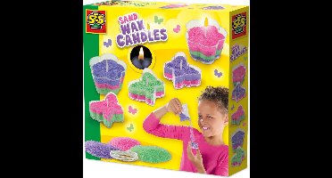 SES Creative – kaarsen – creatieve knutselset vanaf 6 jaar – maak unieke kaarsen – inclusief waskorrels en mallen